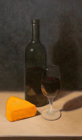 Wine and Cheese by David John Dietrich Wisconsinartist