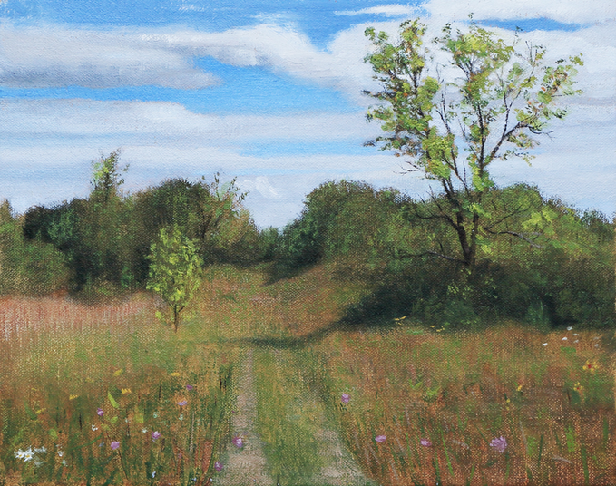 Late September Landscape Paintings by David John Dietrich art